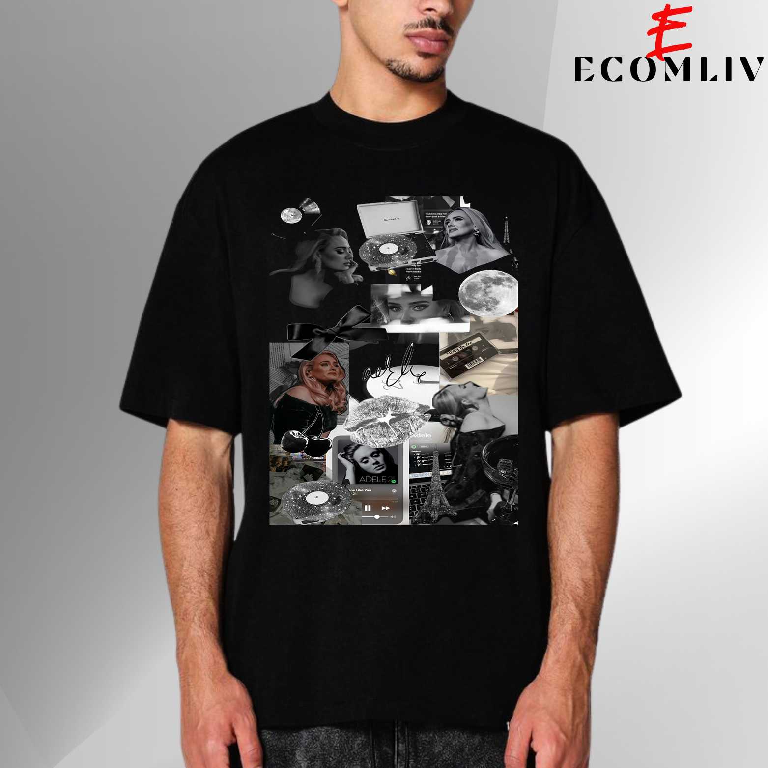 Adele Retro T-Shirt, Unisex Tee, Pop Star Streetwear Shirt